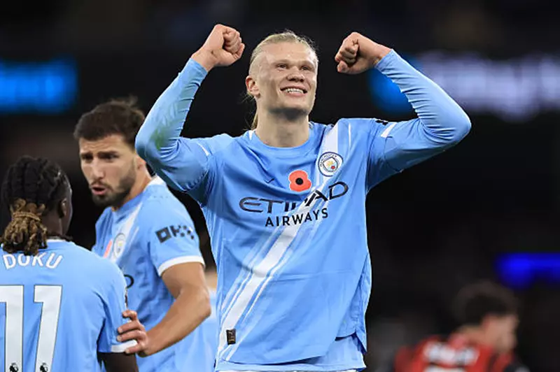 هالاند: لم أصل لمستوى ميسي ورونالدو وهذا خليفة دي بروين